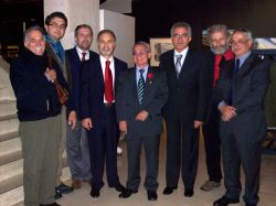 Da sinistra: Antonio Augello, Marco Luciani, Giovanni Gonzi, Giuseppe La Marca, Joe Pantalone, Antonino Giammalva, Roberto Spocci, Franco Nocera
